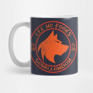 Lee Ho Fooks - Soho London - 1978 - Warren Zevon - Werewolves of London - Block Print Mug